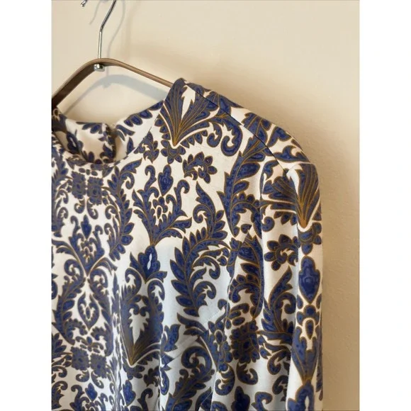 J. McLaughlin Catalina Cloth Dress Womens Size M Preppy Stretch Coastal Vacation - Picture 5 of 10